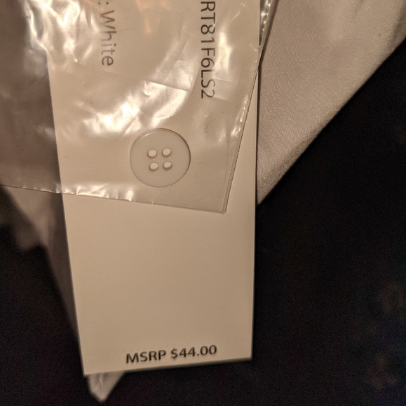 NWT Zac and Rachel White blouse - Picture 6 of 6